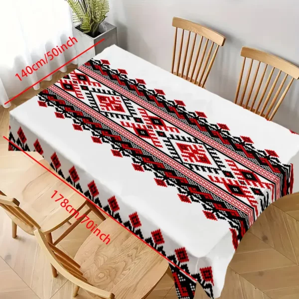 ⁦1 قطعة مفرش طاولة زخرفي⁩ - الصورة ⁦4⁩