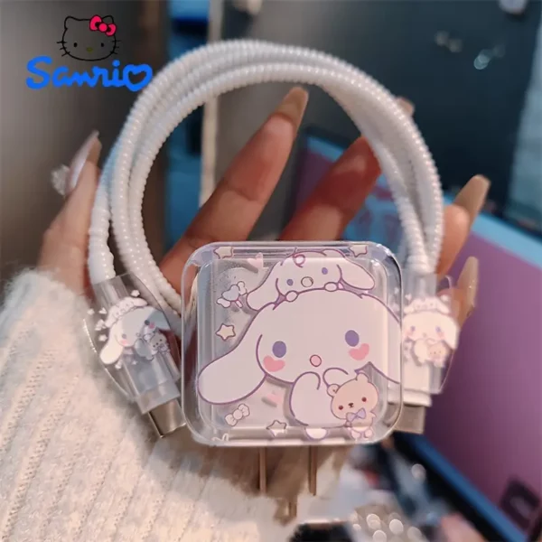 ⁦غطاء حماية كابل USB Sanrio لـ Apple 15 ...⁩ - الصورة ⁦2⁩