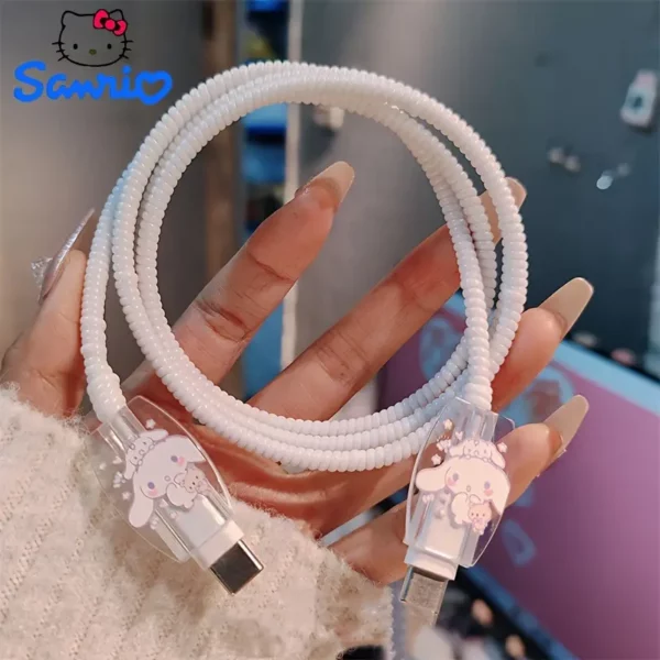 ⁦غطاء حماية كابل USB Sanrio لـ Apple 15 ...⁩ - الصورة ⁦4⁩