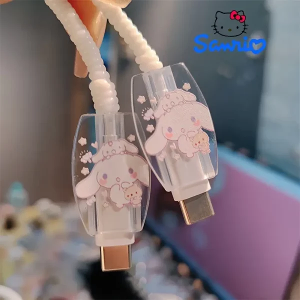 ⁦غطاء حماية كابل USB Sanrio لـ Apple 15 ...⁩ - الصورة ⁦5⁩