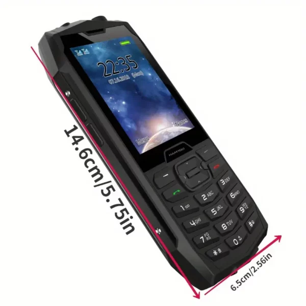 ⁦هاتف هامتود H3 4G-Volte المتين يتميز بأسلاك فنية⁩ - الصورة ⁦5⁩