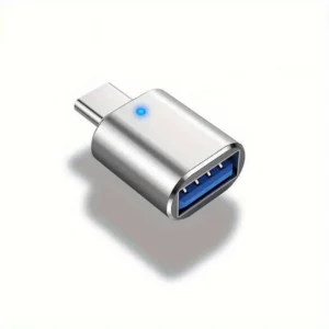 2 قطع محول USB C إلى USB، محول ذكر USB C إلى أنثى USB 3.0 محول OTG متوافق مع MacBook Pro 2019/2018/2017 وأجهزة Type-C الأخرى