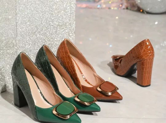 أحذية ماري جين أنيقة بكعب كتلة للنساء