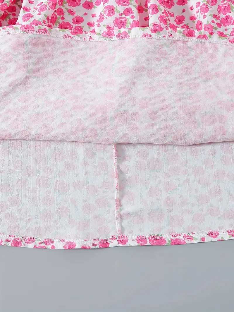 فستان كامي زهرة طقم لطيف - الصورة 2