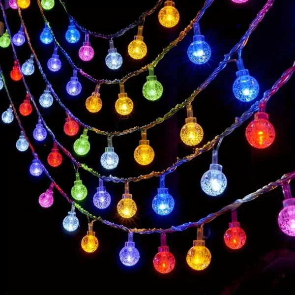 ⁦1 قطعة أضواء سلسلة كرة فقاعية LED من Majisu⁩ - الصورة ⁦2⁩