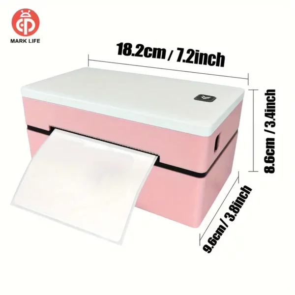 ⁦طابعة الملصقات الحرارية المحمولة Marklife D200⁩ - الصورة ⁦4⁩