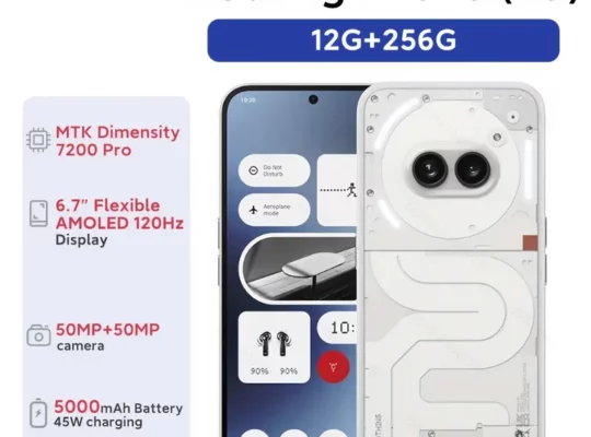 هاتف Nothing Phone(2a) 17.02 سم AMOLED ….