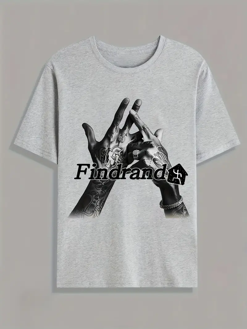 تي شيرت رجالي كاجوال برقبة طاقمية - الصورة 4