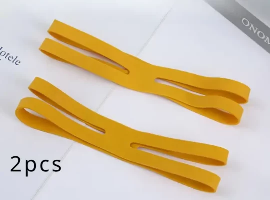 2-Pack Multi-Color X-Shaped Rubber Bands