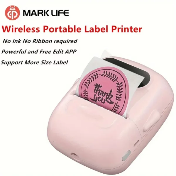 ⁦Marklife P50 صانع الملصقات الحراري اللاسلكي الصغير⁩ - الصورة ⁦4⁩