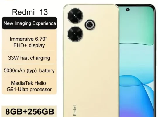 هاتف شاومي ريدمي 13 4G LTE بسعة 256 جيجابايت وذاكرة 8 جيجابايت