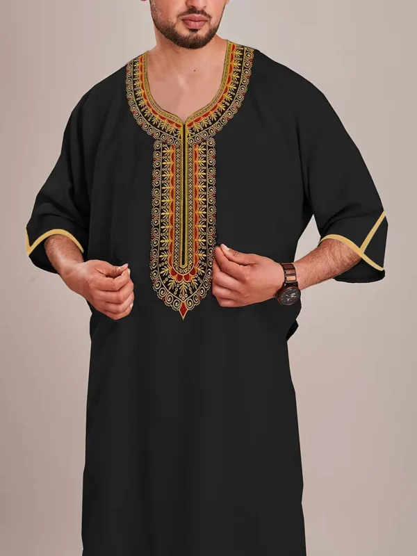 ⁦روب رجالي مغربي فضفاض وأنيق...⁩ - الصورة ⁦3⁩