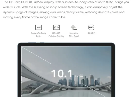 تابلت Honor Pad X8 بشاشة كبيرة 10.1 بوصة …