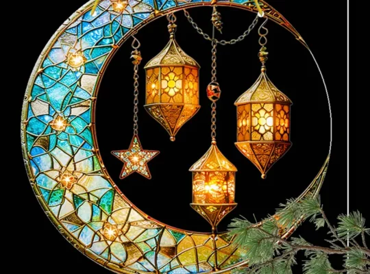 زخرفة شمسية من الأكريليك بتصميم آرت ديكو