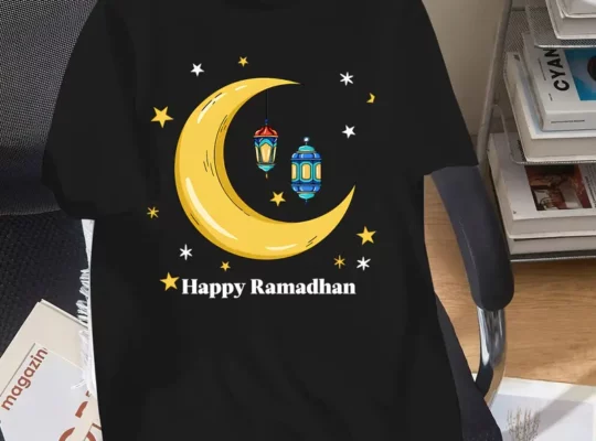 تيشيرت قصير الأكمام للأطفال بنقشة كرتونية للأولاد