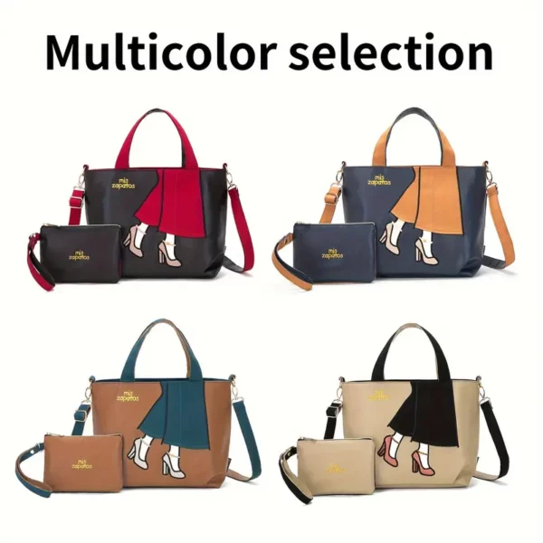 ⁦حقيبة كروس Miszapatos من البولي يوريثان المزخرف⁩ - الصورة ⁦2⁩