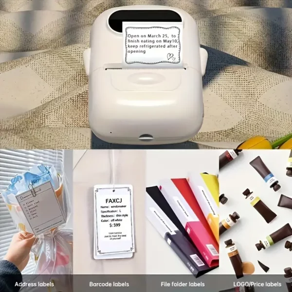 ⁦Marklife P50 صانع الملصقات الحراري اللاسلكي الصغير⁩ - الصورة ⁦3⁩