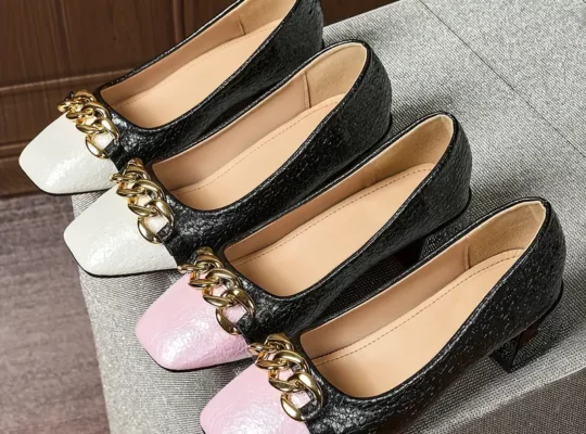 أحذية نسائية عالية الكعب على طراز فرنسي