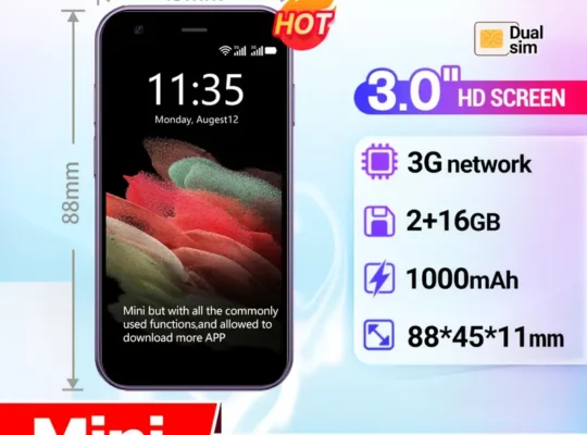 هاتف ذكي صغير الحجم SOYES XS15 بشاشة 7.62 سم