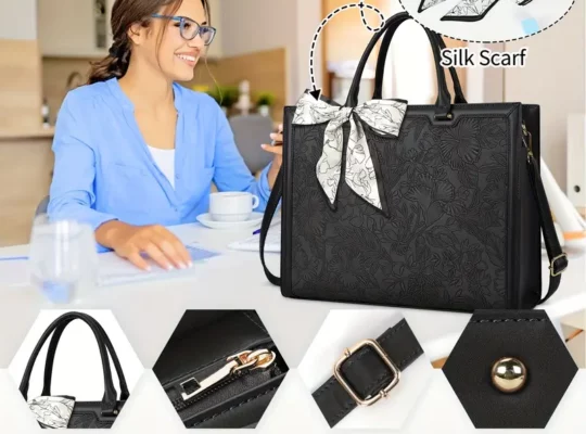 حقيبة كمبيوتر محمول نسائية من نوبيلي بنمط زهور