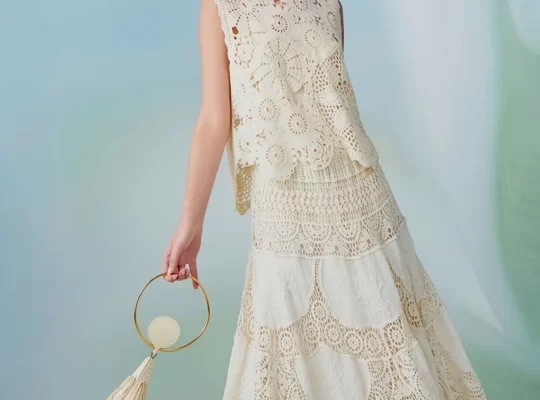 تنورة نسائية أنيقة بتصميم A-Line …