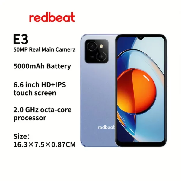 ⁦هاتف Redbeat E3، 16.76 سم HD⁩ - الصورة ⁦6⁩