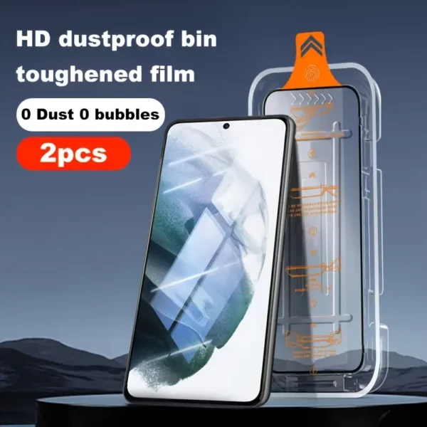 3+3 حزمة لشريحة سAMSUNG GALAXY S21/S22/S23/S24 كاملة من زجاج عاكس عالي الدقة مقاوم للانفجار + مجموعة زجاج العدسة | تتضمن تخزين خالٍ من الغبار، ملاءمة دقيقة، حماية من جميع الجوانب