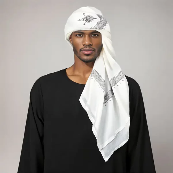 ⁦1 قطعة من شال الصلاة البوليستر الرجالي...⁩ - الصورة ⁦2⁩