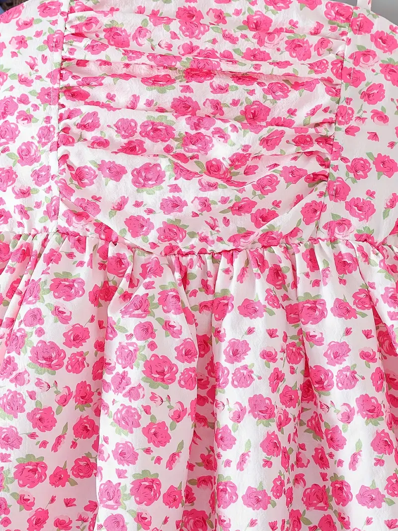 فستان كامي زهرة طقم لطيف - الصورة 4