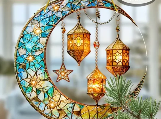 زخرفة شمسية من الأكريليك بتصميم آرت ديكو