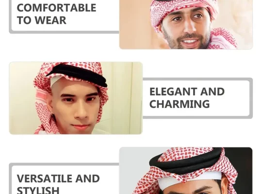 مجموعة غطاء رأس وربطة رأس للرجال…