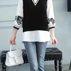 قميص شيفون أسود…