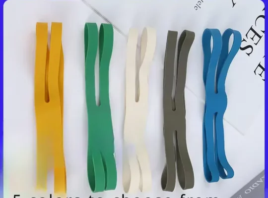 2-Pack Multi-Color X-Shaped Rubber Bands