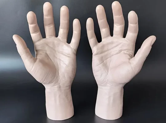 أيدي مانيكان من PVC للعرض