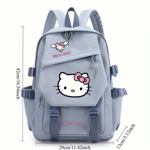 ⁦حقيبة ظهر من مادة متينة بتصميم سحري من Hello Kitty Sanrio⁩ - الصورة ⁦5⁩
