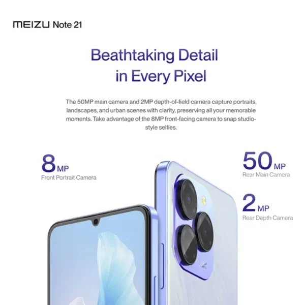 ⁦هاتف Meizu Note 21 4G...⁩ - الصورة ⁦3⁩