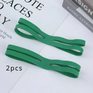 2-Pack Multi-Color X-Shaped Rubber Bands