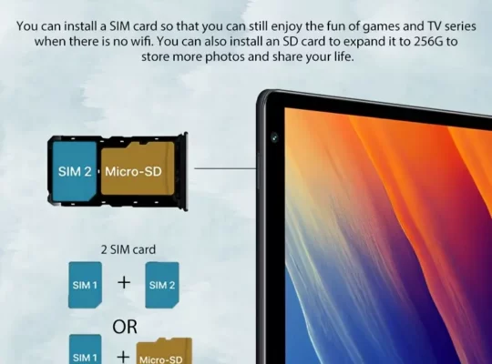 لجهاز اللوحي ATT G4 10.1 بوصة مع لوحة مفاتيح وقلم
