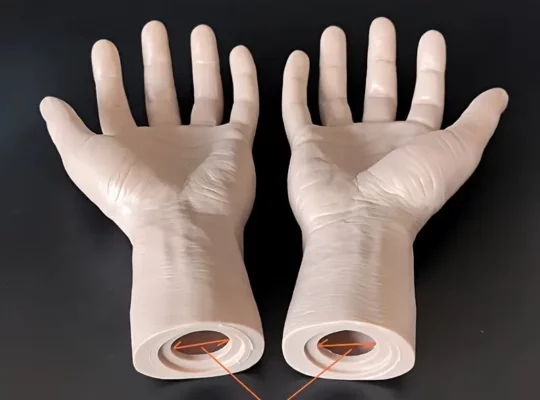 أيدي مانيكان من PVC للعرض