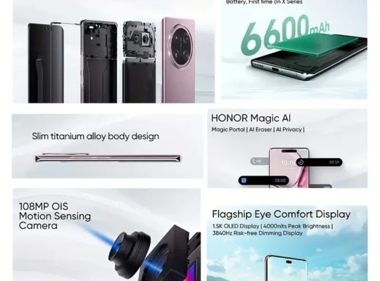 هاتف Honor X9c 5G الإصدار العالمي 12+256GB