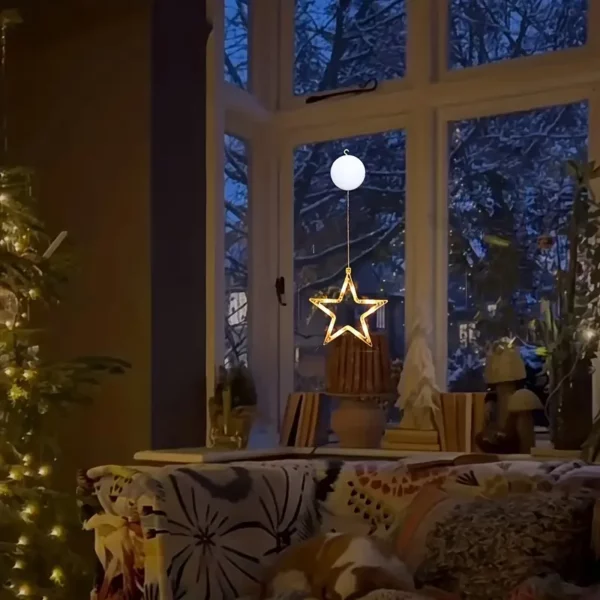 ⁦أضواء سلسلة رمضان ستار، إضاءة LED خرافية⁩ - الصورة ⁦2⁩