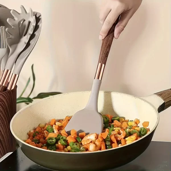 ⁦قطعة واحدة من أدوات المطبخ الفاخرة من السيليكون⁩ - الصورة ⁦3⁩