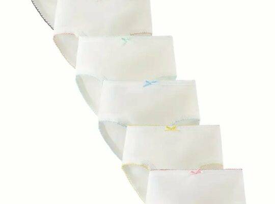 6-Pack Girls’ Cotton Briefs