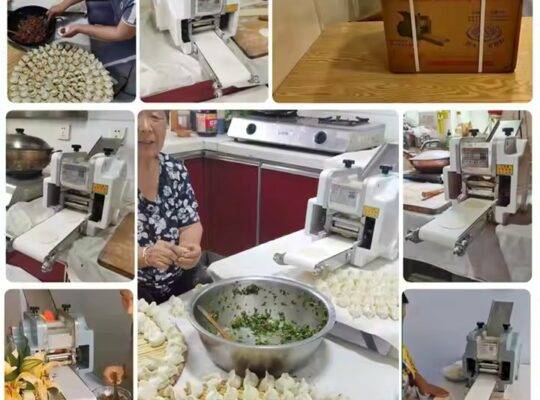 منتج الحبوب Empanada Siomai Roti Chapati Tortilla Samosa ماكينة صنع غلاف الجلد