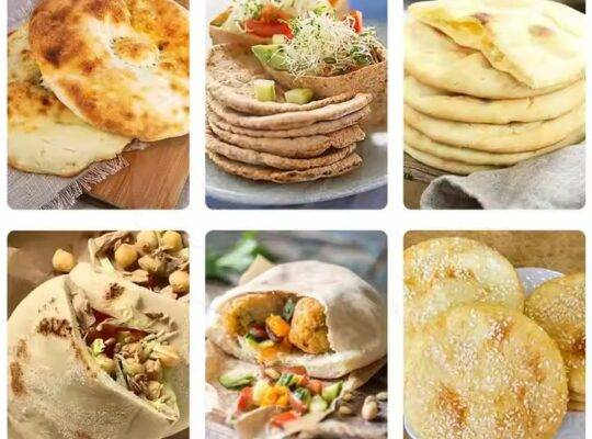خط إنتاج كامل للخبز العربي من أورمي، منتجات الحبوب، آلة صنع الخبز اللبناني، آلة صنع خبز البيتا الكهربائية