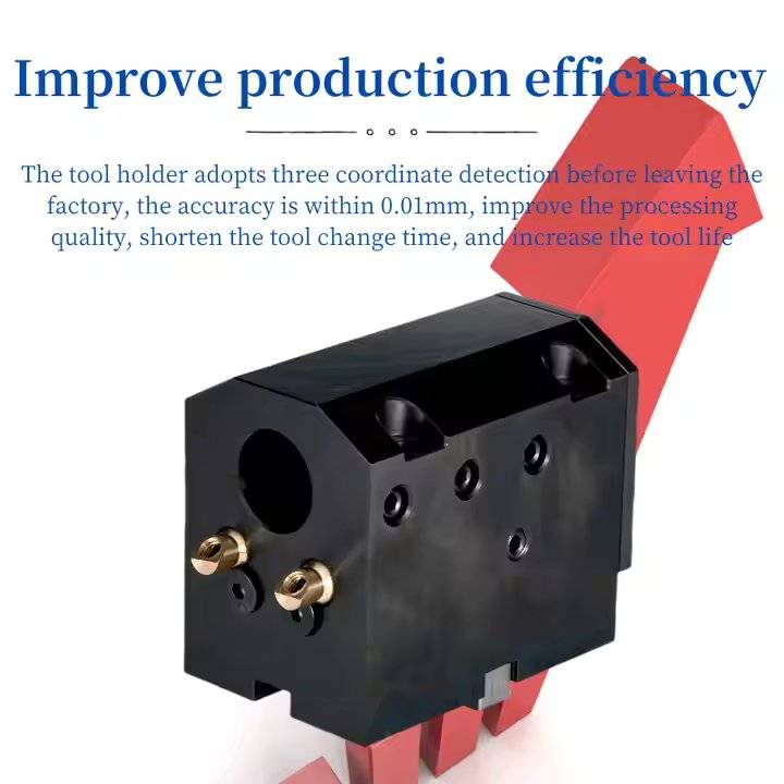 حامل أداة ثابت مضاد للزلازل من BMT مزود بغطاء مخفض لثقب الحفر على شكل حرف U ورأس طاقة وحامل أداة ومحرك من نوع STDIER