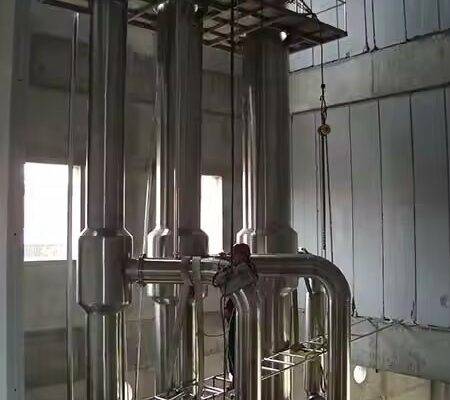 جهاز تبخير فراغي بغشاء متساقط لتركيز عصير الفاكهة