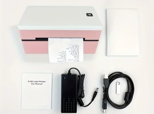 طابعة الملصقات الحرارية المحمولة Marklife D200
