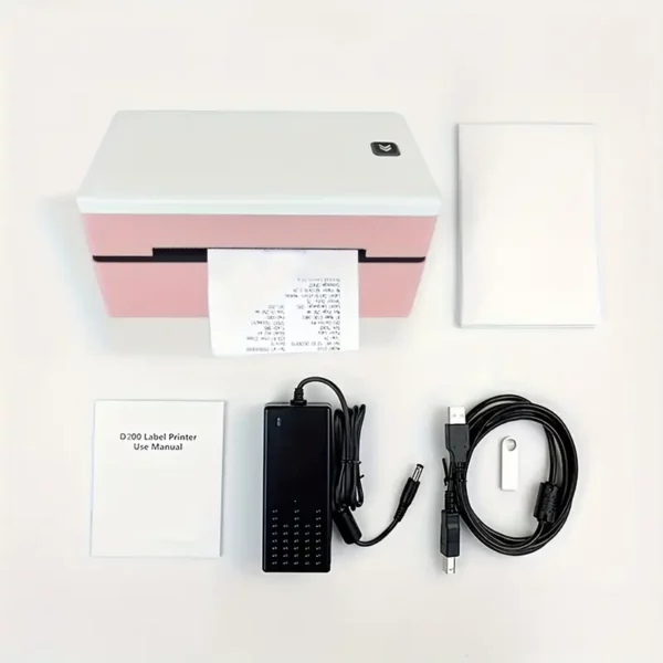 ⁦طابعة الملصقات الحرارية المحمولة Marklife D200⁩ - الصورة ⁦5⁩