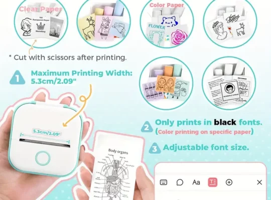 طابعة الملصقات الصغيرة Phomemo T02